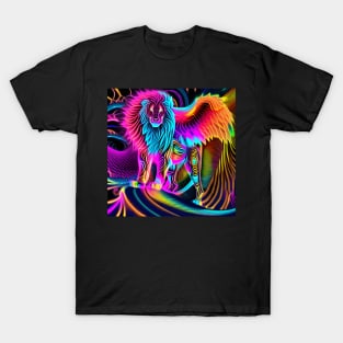 Glowing lion T-Shirt